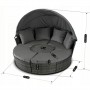 Набір садових меблів Mebel Elite California Garden Gray ME.CALIFORNIA/CP/RT/OGR/ZES