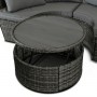 Набір садових меблів Mebel Elite California Garden Gray ME.CALIFORNIA/CP/RT/OGR/ZES