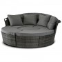 Набір садових меблів Mebel Elite California Garden Gray ME.CALIFORNIA/CP/RT/OGR/ZES