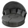 Набір садових меблів Mebel Elite California Garden Gray ME.CALIFORNIA/CP/RT/OGR/ZES