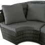 Набір садових меблів Mebel Elite California Garden Gray ME.CALIFORNIA/CP/RT/OGR/ZES