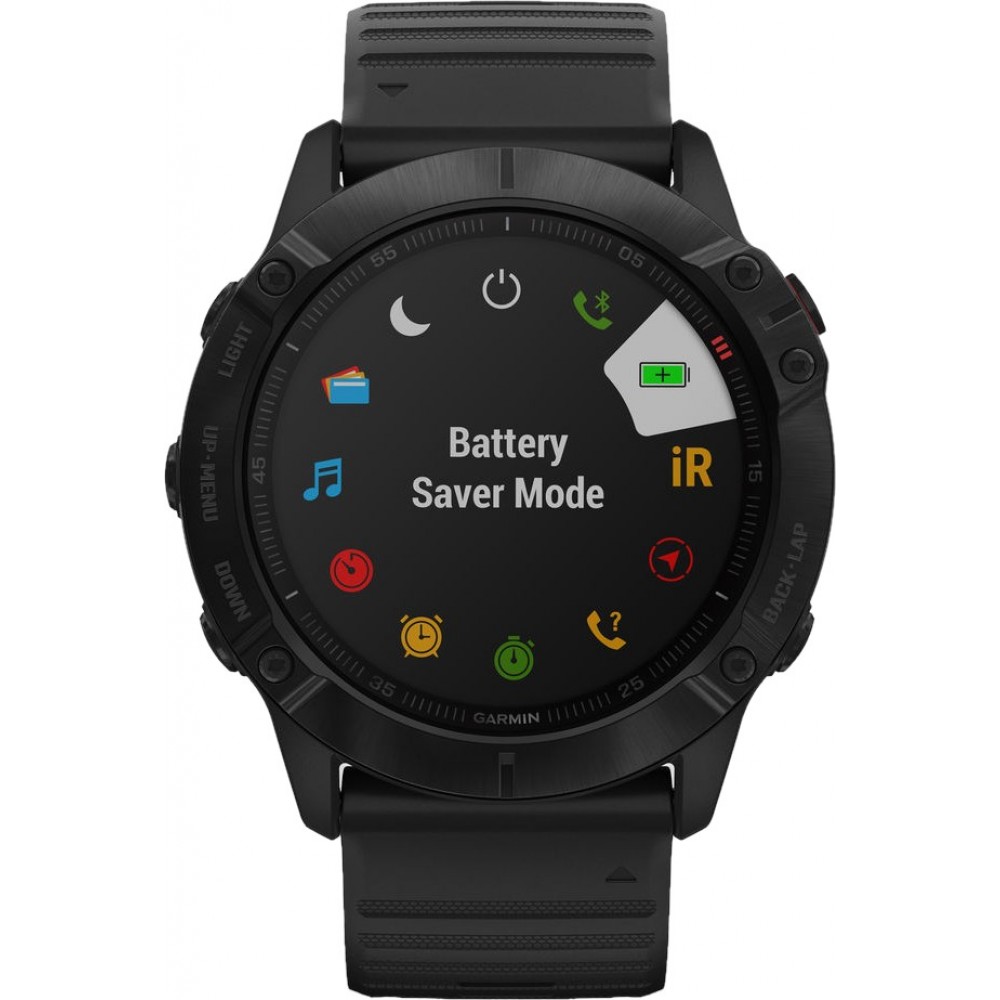 Спортивний годинник Garmin Fenix ​​6X Pro Black with Black Band (010-02157-01/00)