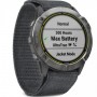 Смарт-годинник Garmin Enduro Steel with Gray UltraFit Nylon Strap (010-02408-00/10)