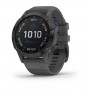 Смарт-годинник Garmin Fenix ​​6 Pro Solar Edition Black With Gray Band (010-02410-11/10)