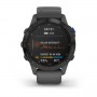 Смарт-годинник Garmin Fenix ​​6 Pro Solar Edition Black With Gray Band (010-02410-11/10)