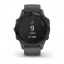 Смарт-годинник Garmin Fenix ​​6 Pro Solar Edition Black With Gray Band (010-02410-11/10)