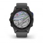 Смарт-годинник Garmin Fenix ​​6 Pro Solar Edition Black With Gray Band (010-02410-11/10)