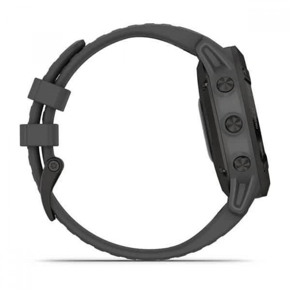 Смарт-годинник Garmin Fenix ​​6 Pro Solar Edition Black With Gray Band (010-02410-11/10)