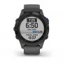 Смарт-годинник Garmin Fenix ​​6 Pro Solar Edition Black With Gray Band (010-02410-11/10)