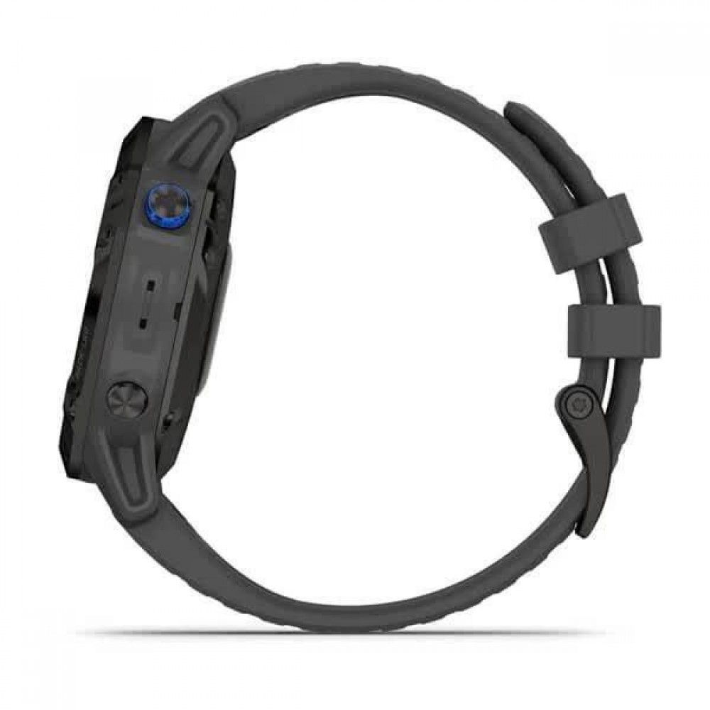 Смарт-годинник Garmin Fenix ​​6 Pro Solar Edition Black With Gray Band (010-02410-11/10)