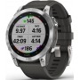 Смарт-годинник Garmin Fenix 7 Silver with Graphite Band (010-02540-00/01)