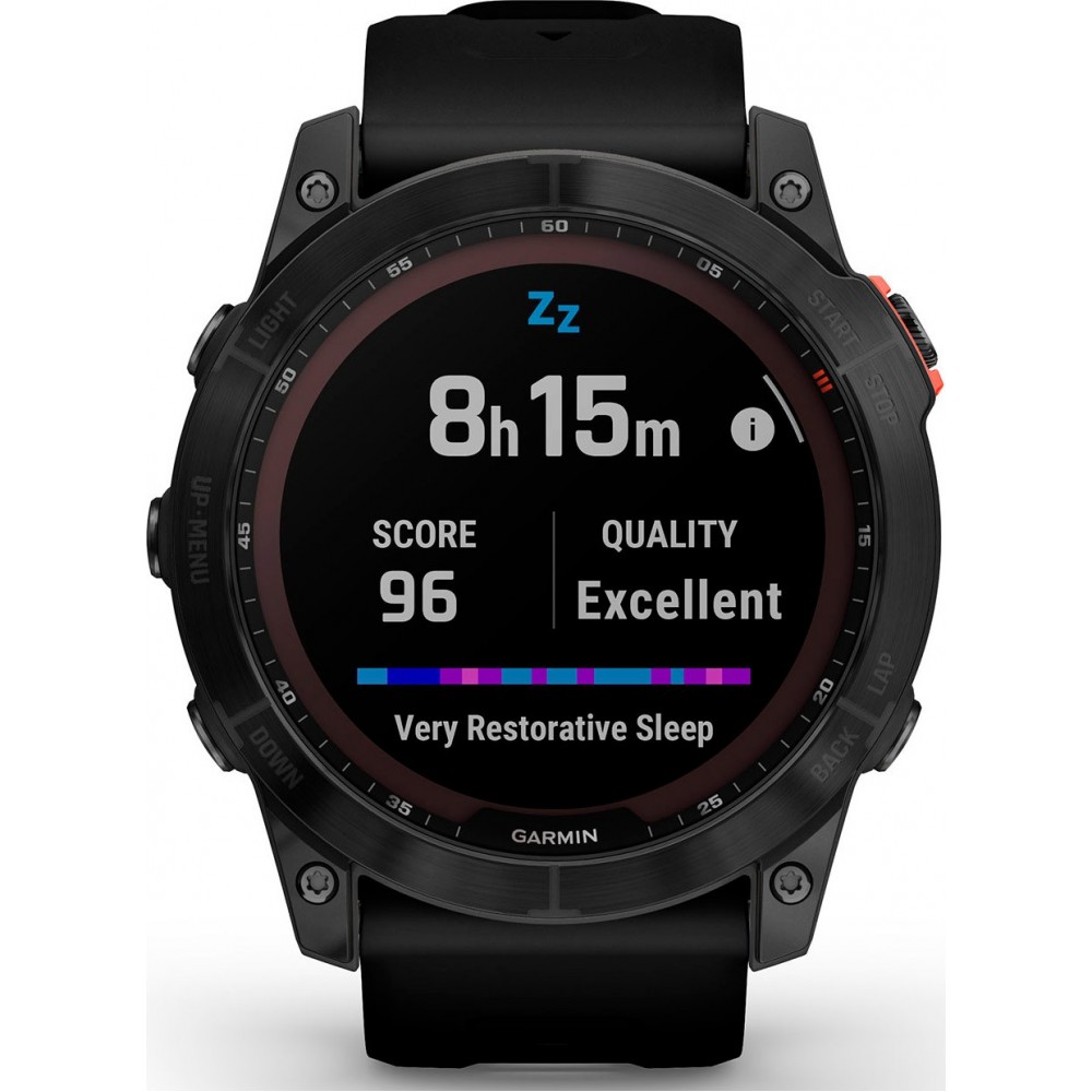 Смарт-годинник Garmin Fenix ​​7X Solar Slate Gray with Black Band (010-02541-00/01/0A)
