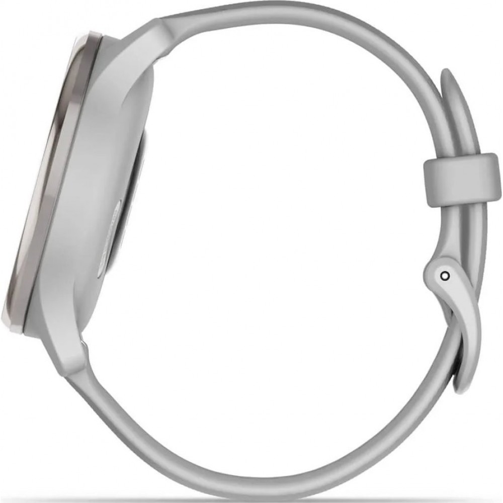 Смарт-годинник Garmin Vivomove Trend Silver S. Steel Bezel w. Mist Gray Case and S. Band (010-02665-03)
