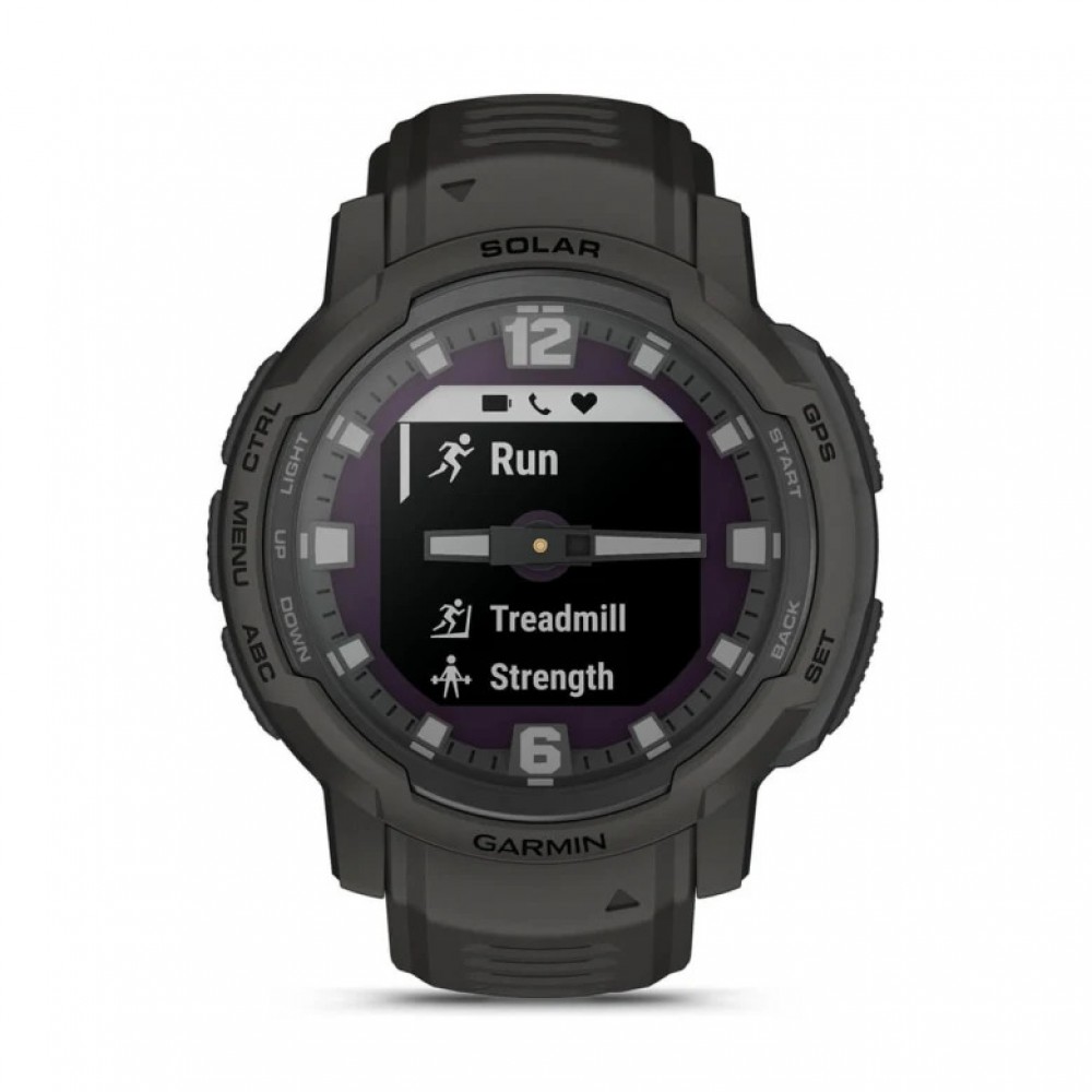 Смарт-годинник Garmin Instinct Crossover Solar Graphite (010-02730-11/01)