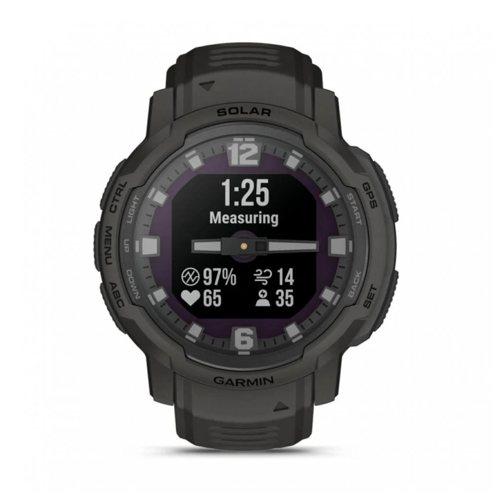 Смарт-годинник Garmin Instinct Crossover Solar Graphite (010-02730-11/01)