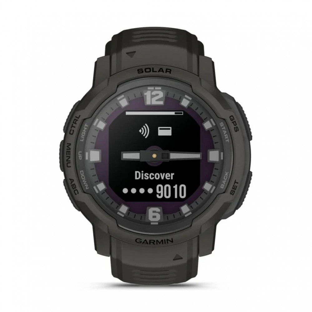 Смарт-годинник Garmin Instinct Crossover Solar Graphite (010-02730-11/01)
