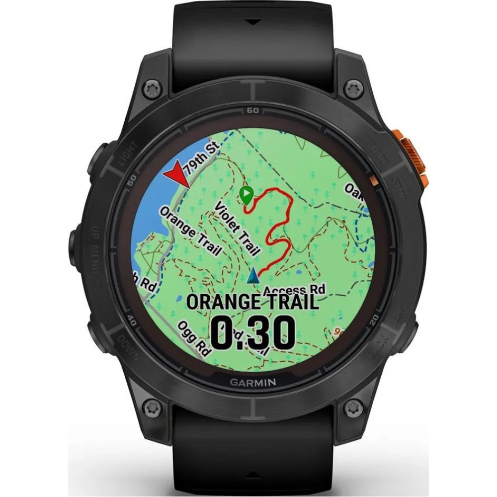 Смарт-годинник Garmin Fenix ​​7 Pro Solar Slate Gray w. Black Band (010-02777-00/01)