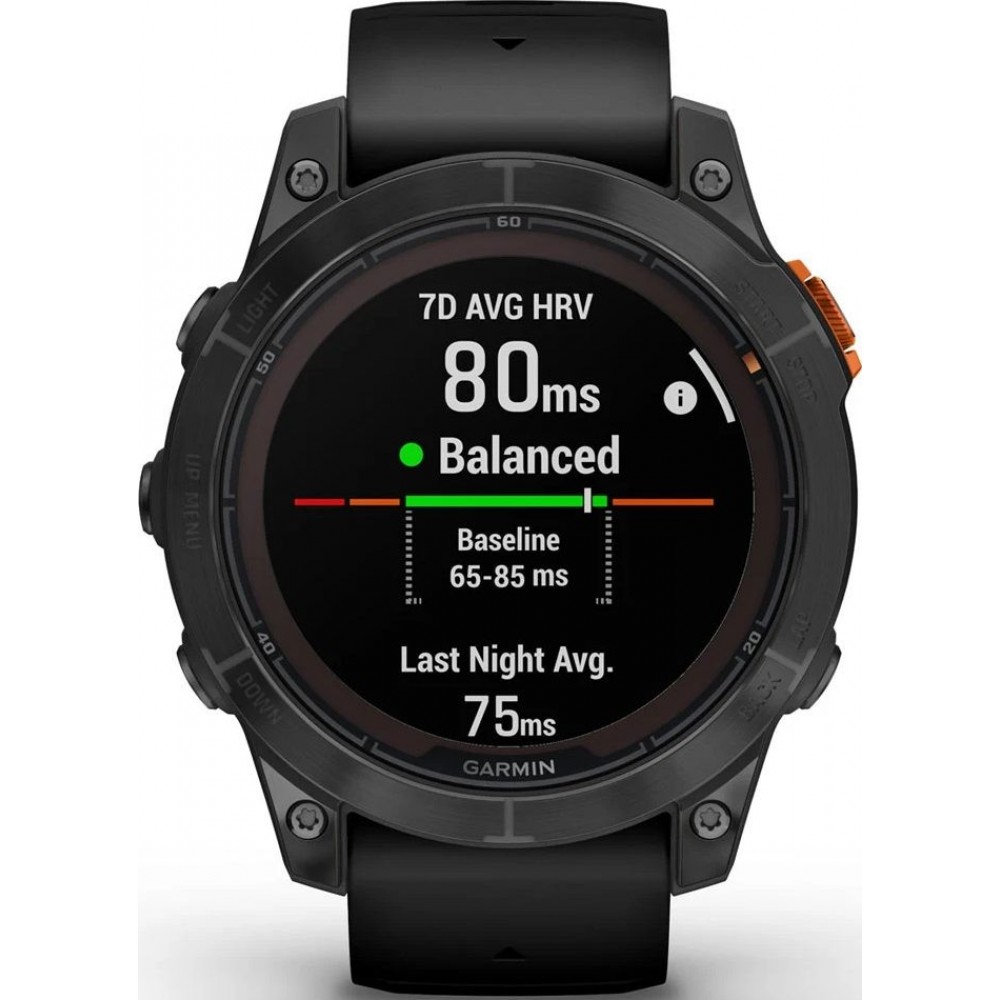 Смарт-годинник Garmin Fenix ​​7 Pro Solar Slate Gray w. Black Band (010-02777-00/01)