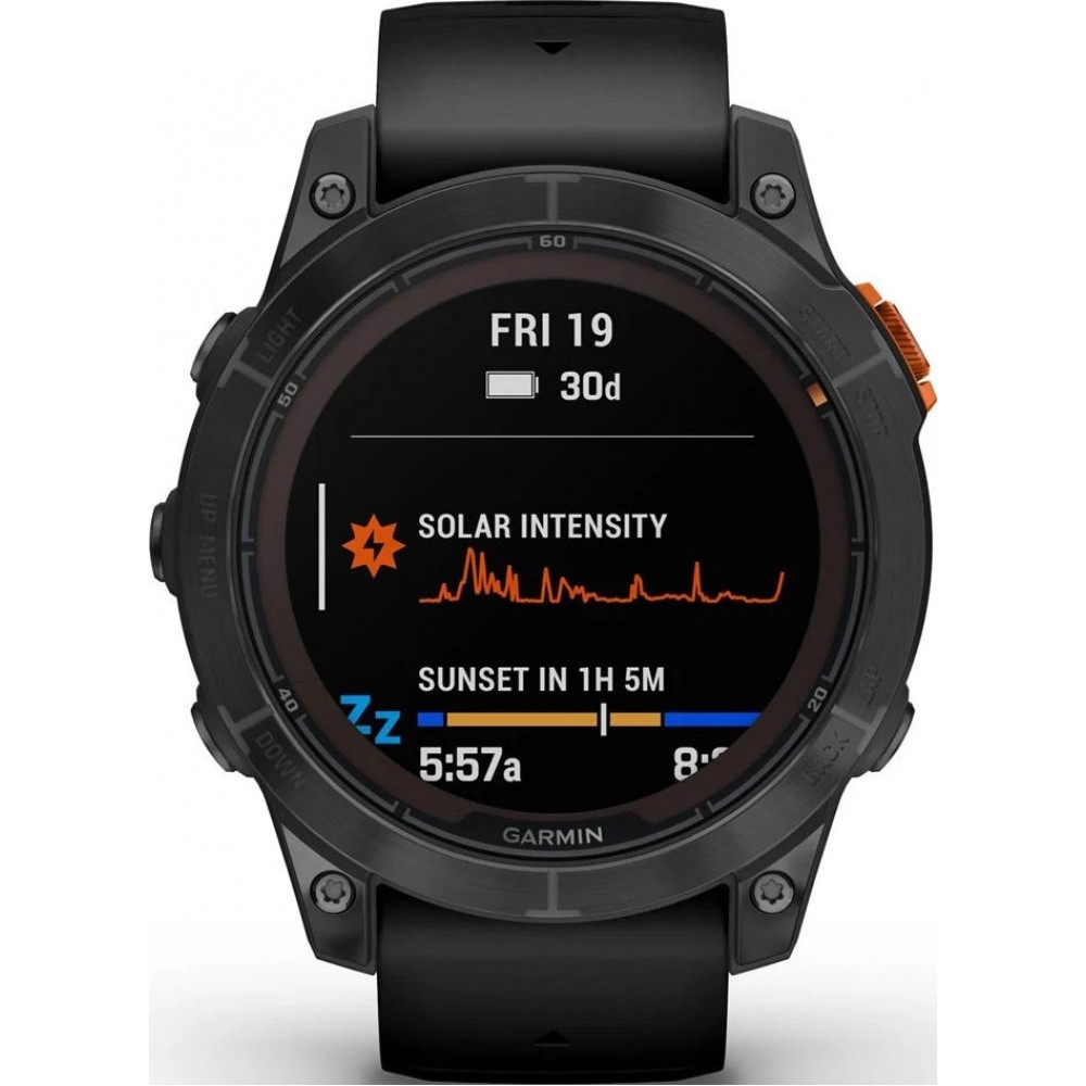 Смарт-годинник Garmin Fenix ​​7 Pro Solar Slate Gray w. Black Band (010-02777-00/01)
