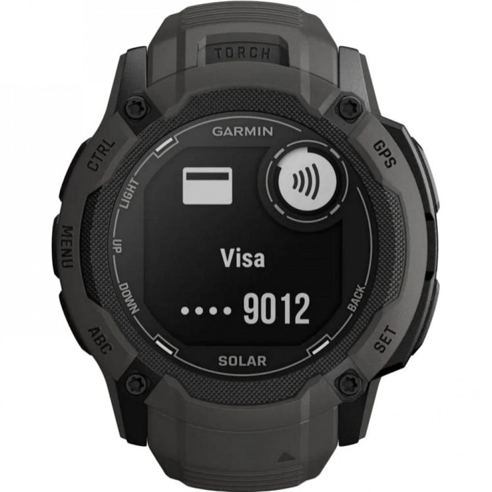 Смарт-годинник Garmin Instinct 2X Solar Graphite (010-02805-10/00/24)