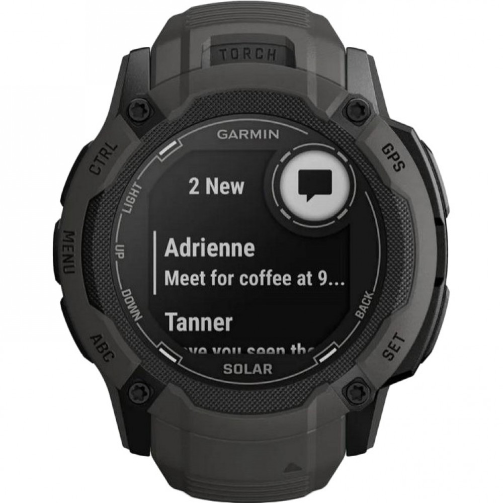 Смарт-годинник Garmin Instinct 2X Solar Graphite (010-02805-10/00/24)