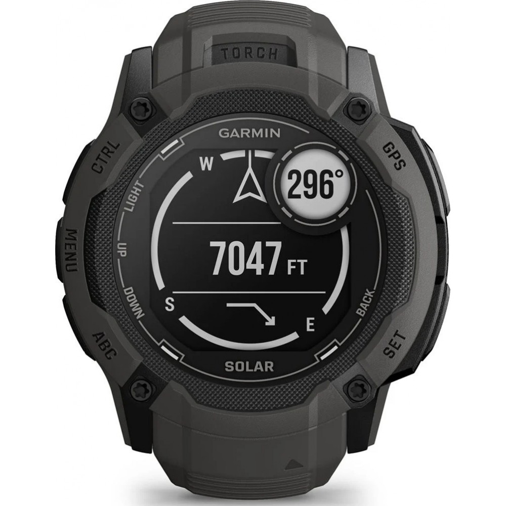 Смарт-годинник Garmin Instinct 2X Solar Graphite (010-02805-10/00/24)