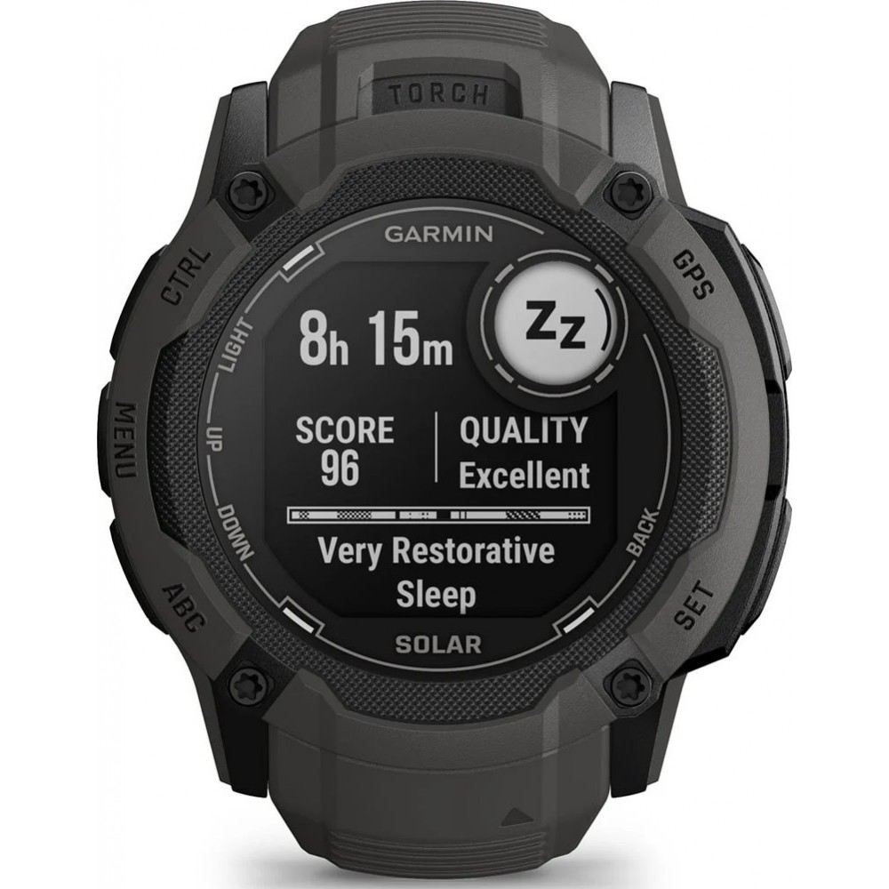 Смарт-годинник Garmin Instinct 2X Solar Graphite (010-02805-10/00/24)