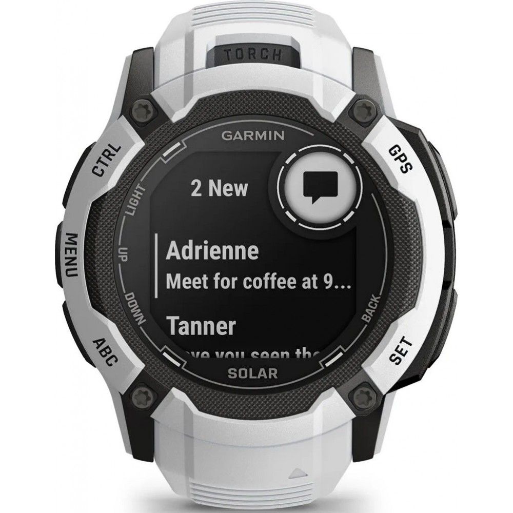 Смарт-годинник Garmin Instinct 2X Solar Whitestone (010-02805-14/04/44)