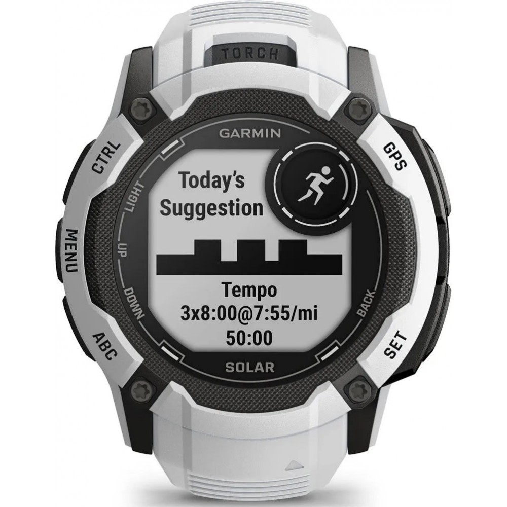 Смарт-годинник Garmin Instinct 2X Solar Whitestone (010-02805-14/04/44)