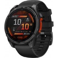 Годинник Garmin Fenix 8 47mm AMOLED Slate Gray with Black Silicone Band (010-02904-00/29)