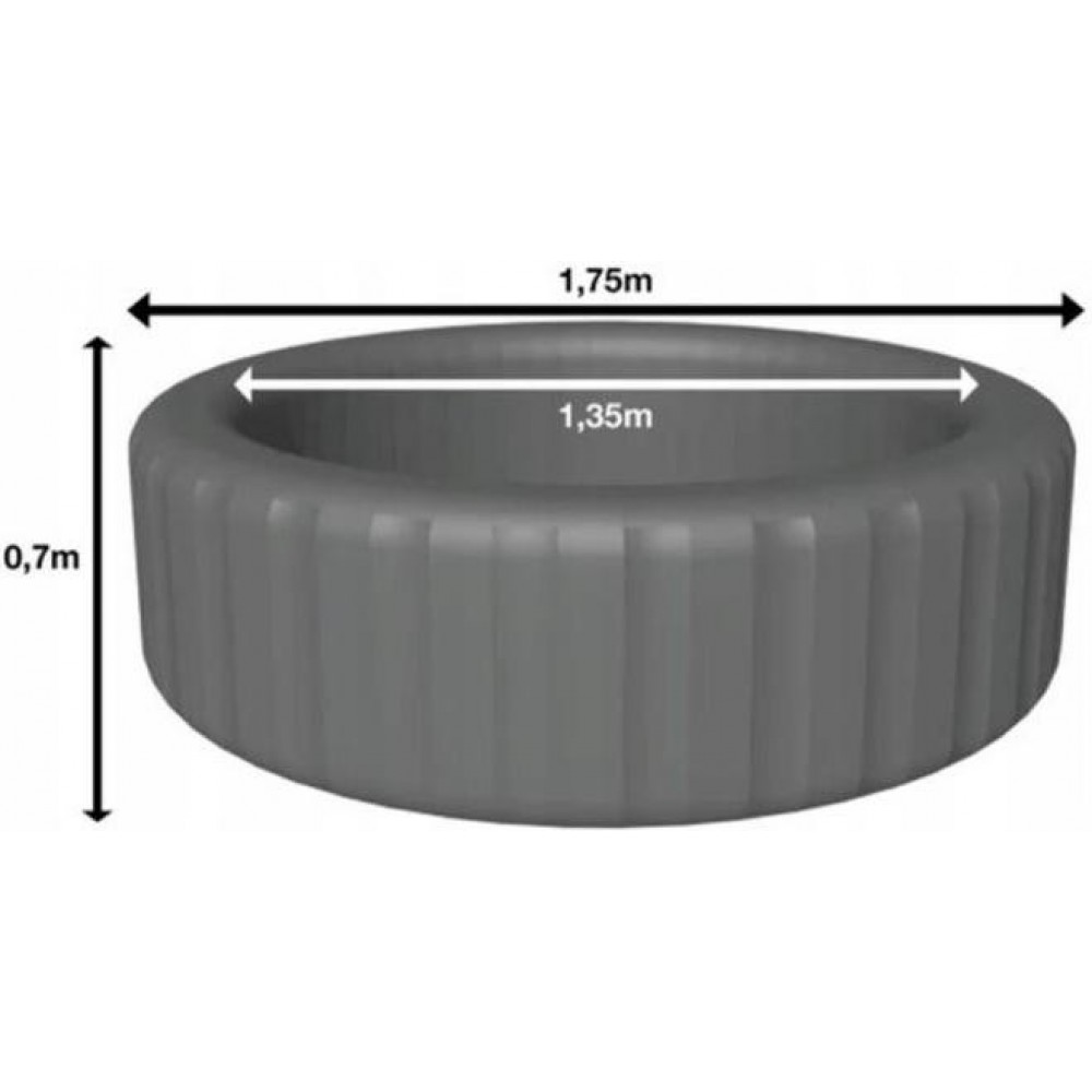 СПА-басейн надувний Avenli Venice Spa з гідромасажем 175х70см (17283EUV21)