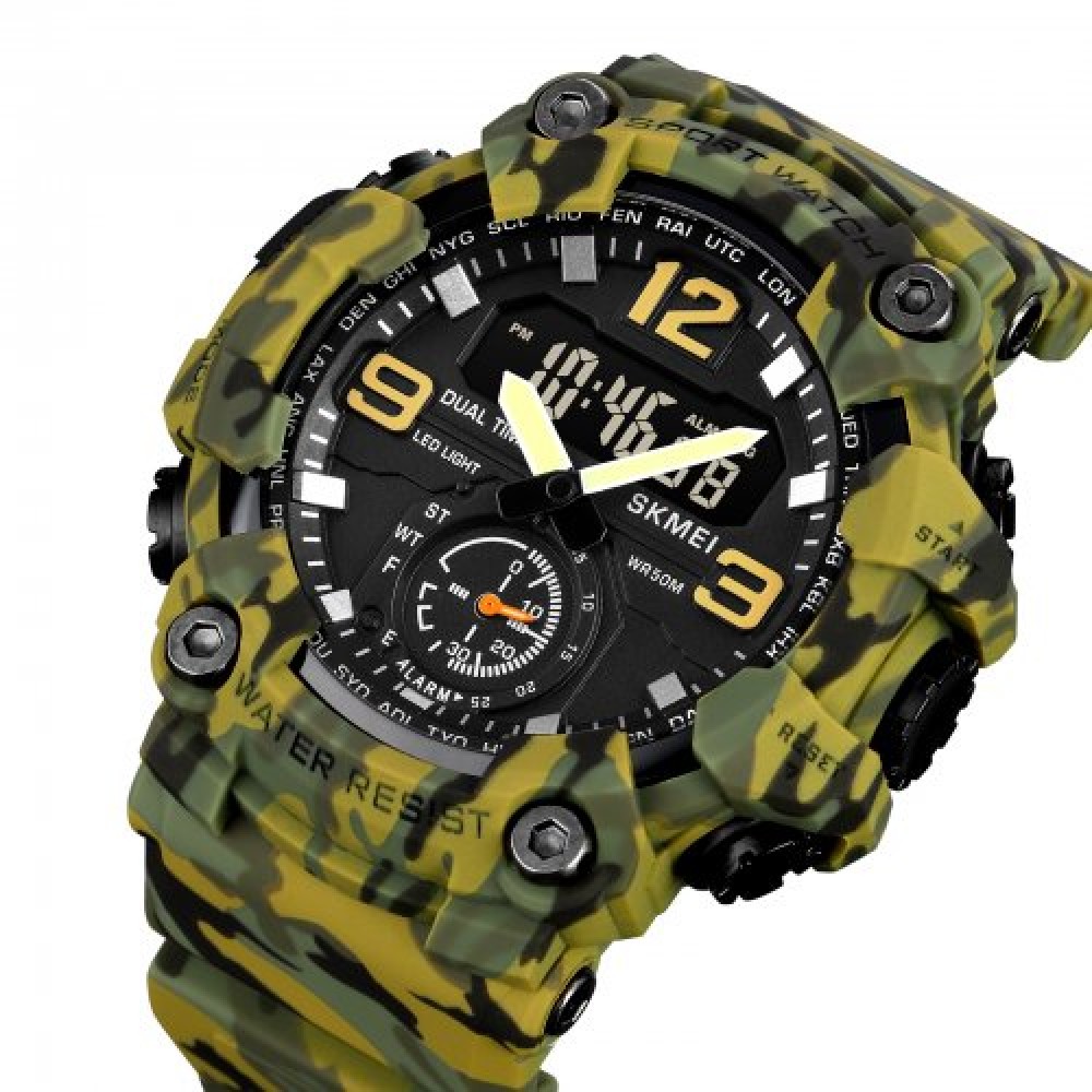 Годинник Skmei 1965CMGN camo green