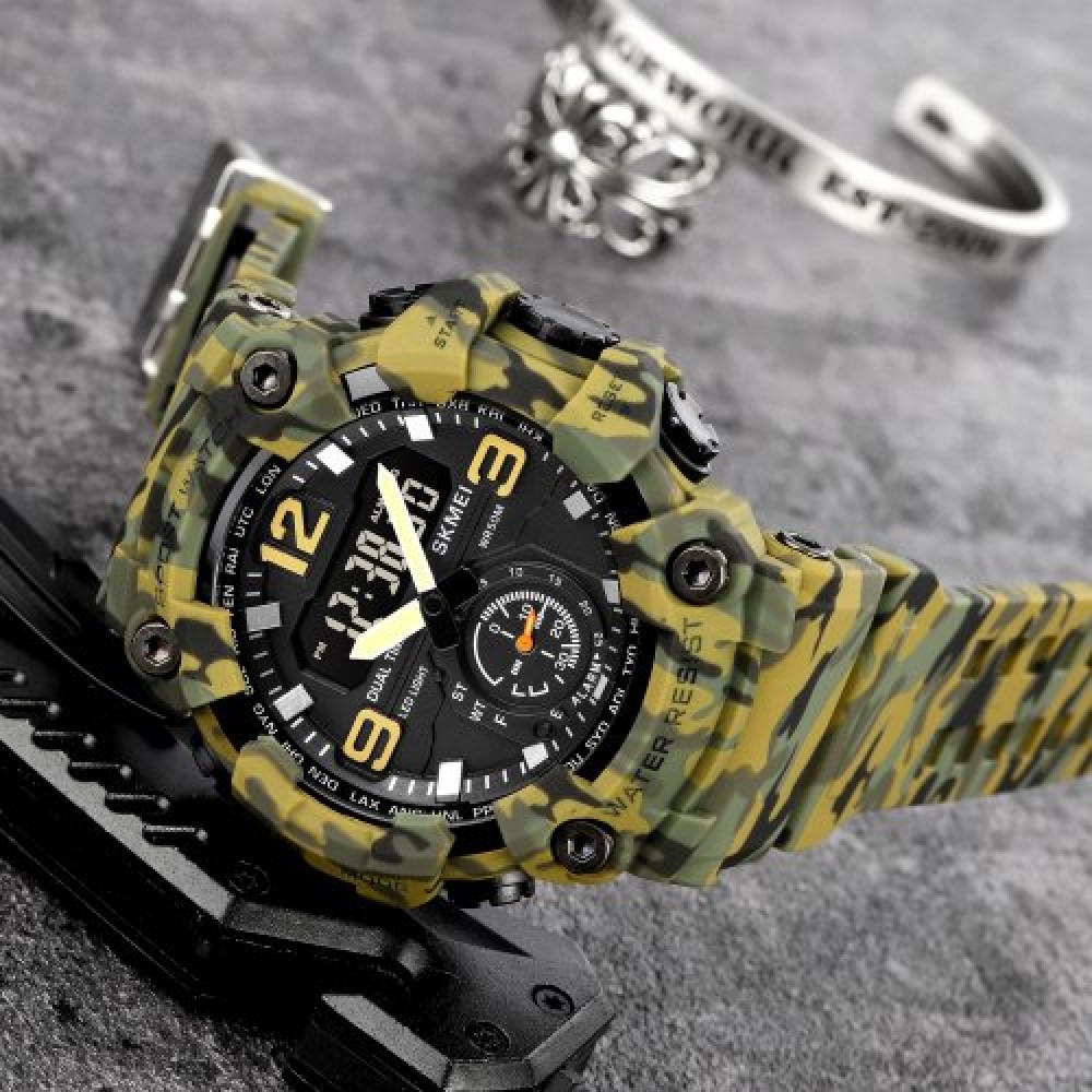 Годинник Skmei 1965CMGN camo green
