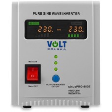 Гібридний ДБЖ/інвертор Volt Polska SINUS PRO 800 E 12/230V 500/800W (3SP080012E)
