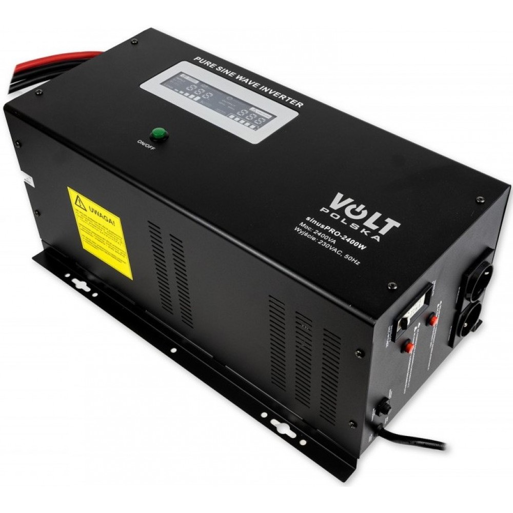Гібридний ДБЖ/інвертор Volt Polska SINUS PRO 2400 W 12/230V 1600/2400W (3SP240012W)