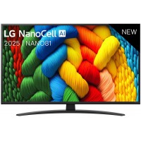 Телевізор LG 43NANO81A6A NanoCell WebOS Alpha 7 Gen 8 4K AirPlay 2 Smart TV