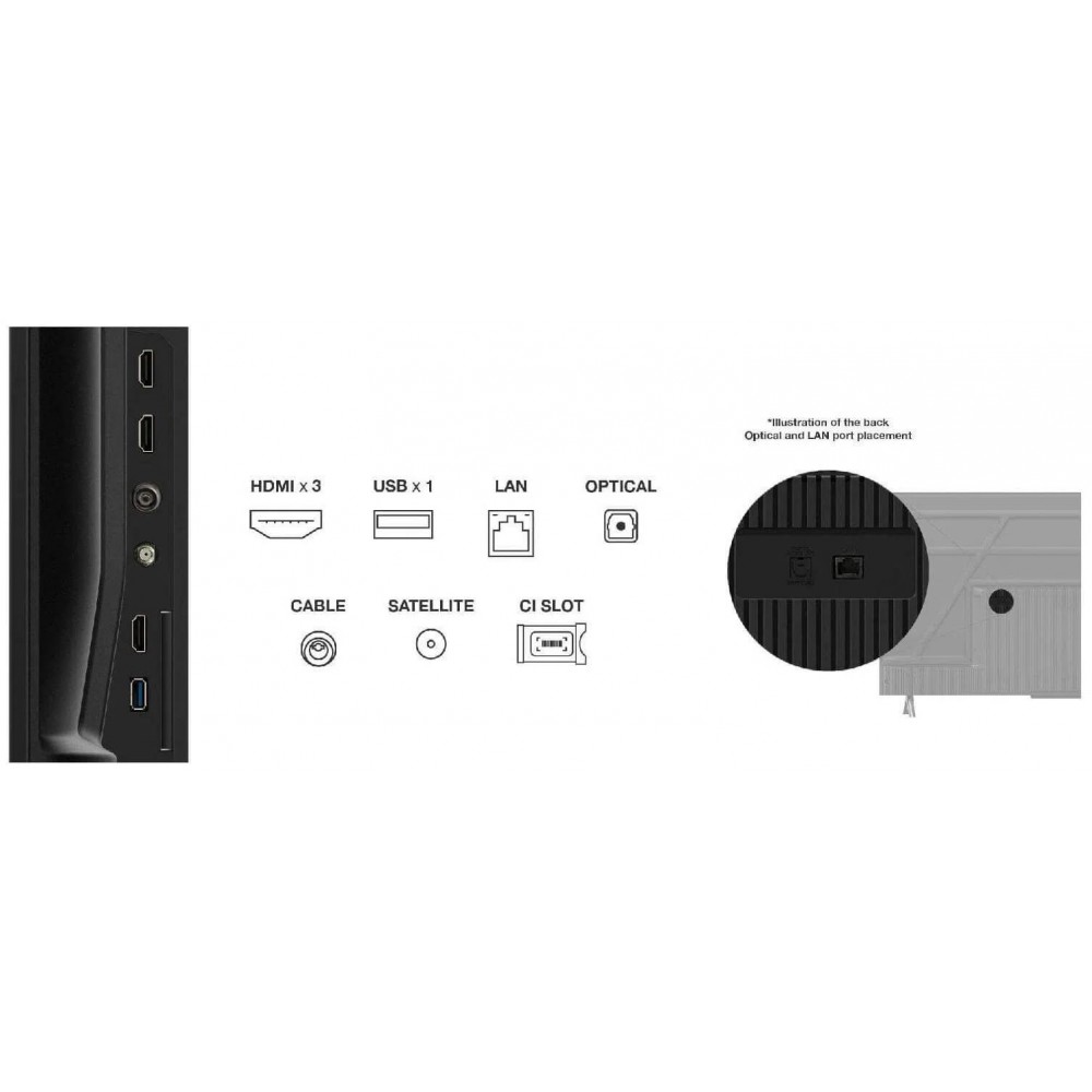 Телевізор TCL 43P6K HDR 4K Dolby Audio Google TV (Android TV)