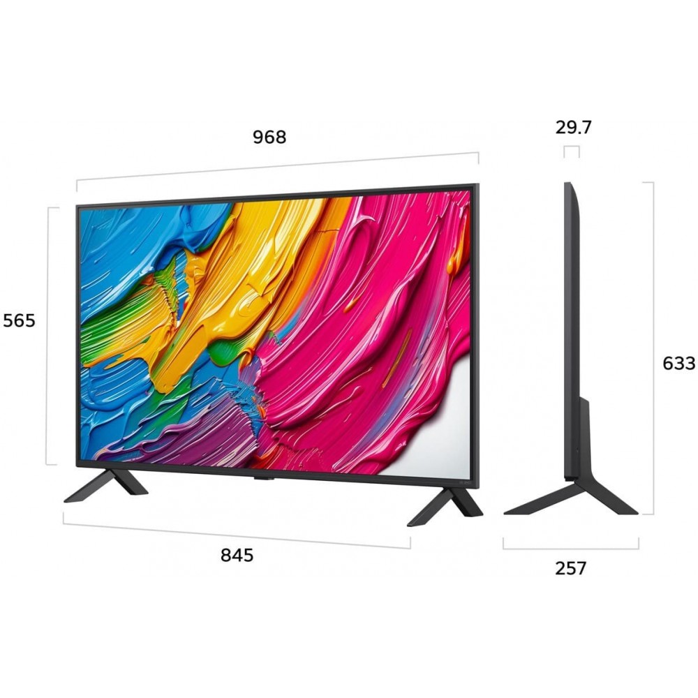 Телевізор LG 43QNED80A3A WebOS Alpha 7 Gen 8 4K AirPlay 2 Smart TV