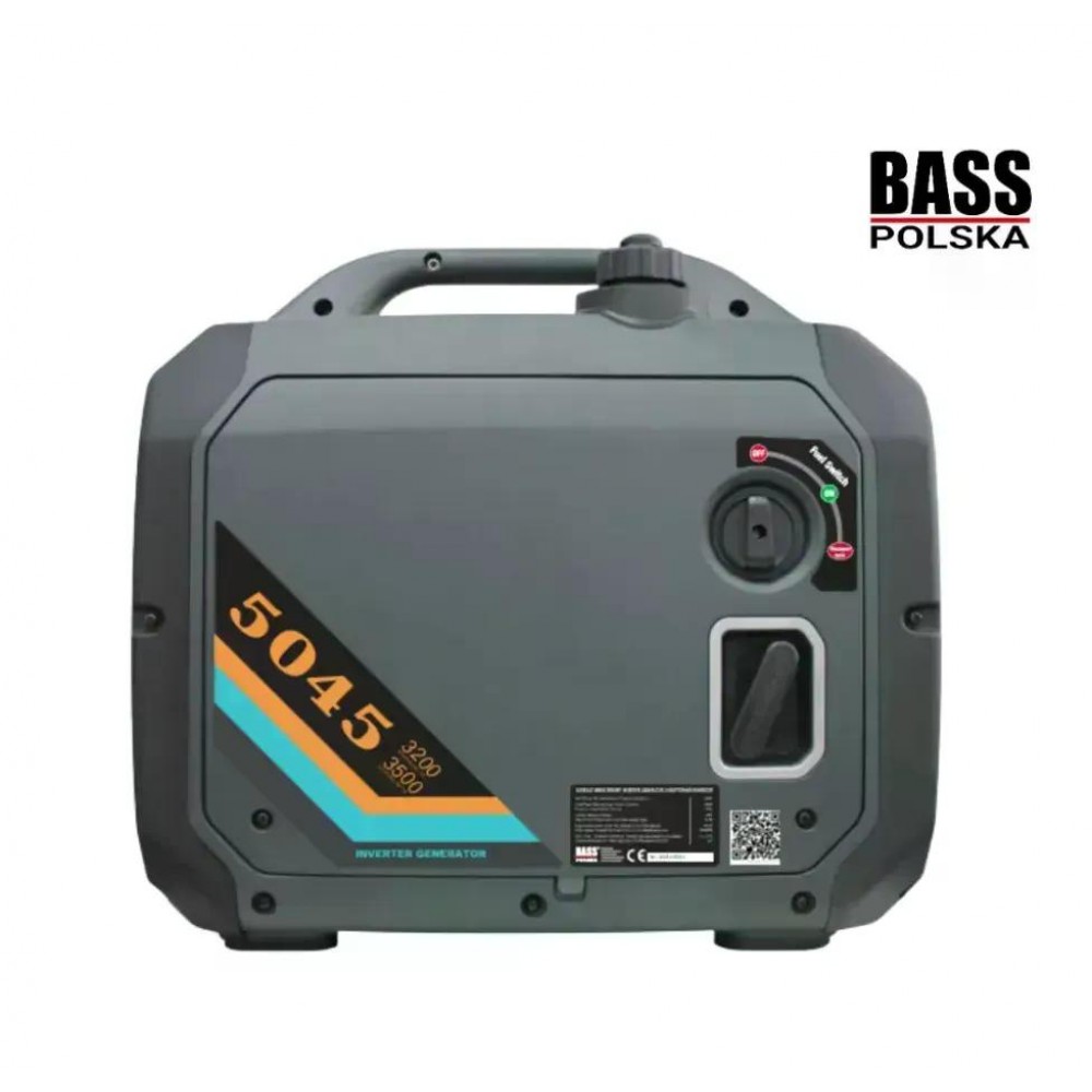 Генератор інверторний Bass Polska 5045 3.5 кВт — бензиновий, чистий синус, для будинку та техніки