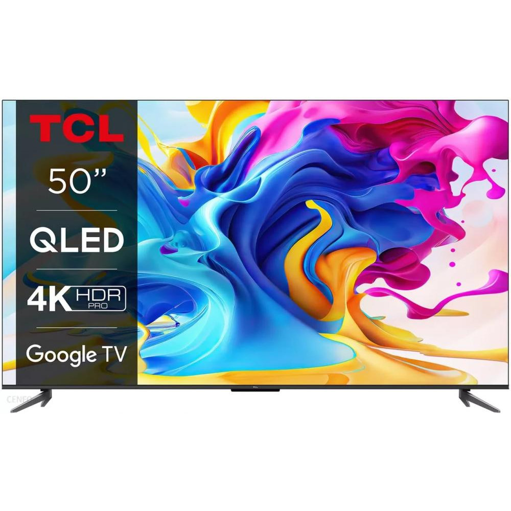 Телевізор TCL 50C645 QLED 4K Google TV