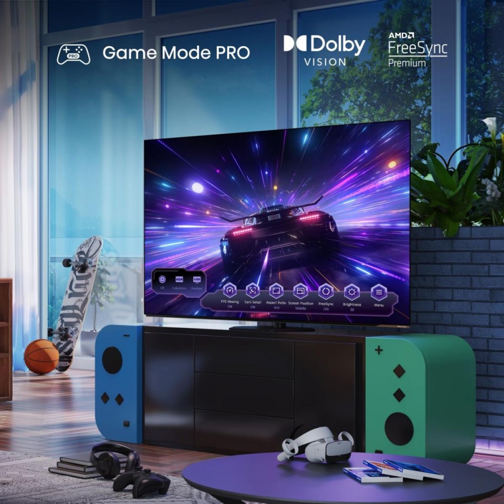Телевізор Hisense 55A85N OLED 4K Ultra HD Dolby Vision 120 Гц