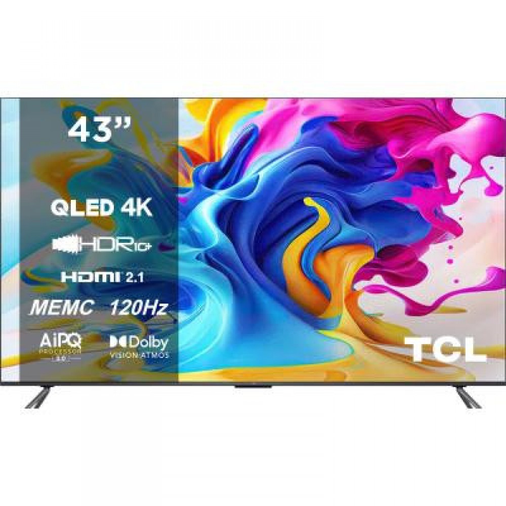 Телевізор TCL 43C645 QLED 4K Google TV