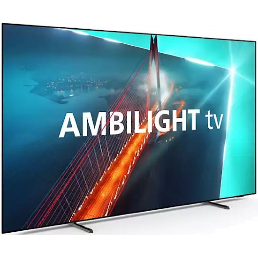 Телевізор Philips 55OLED708/12 4K, Google TV, Dolby Atmos, Ambilight, 120 Гц