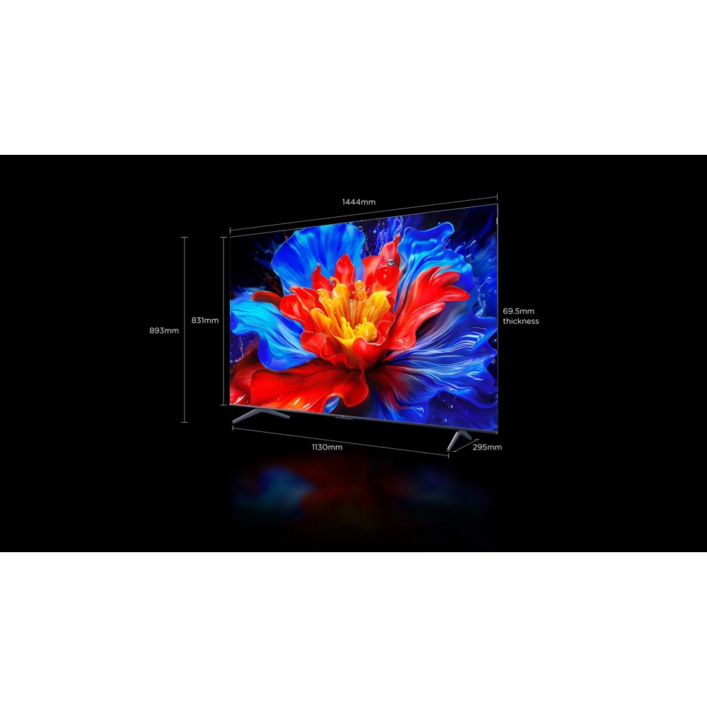 Телевізор TCL 85P8K QLED 4K Dolby Vision Google TV (Android TV) 144 Гц