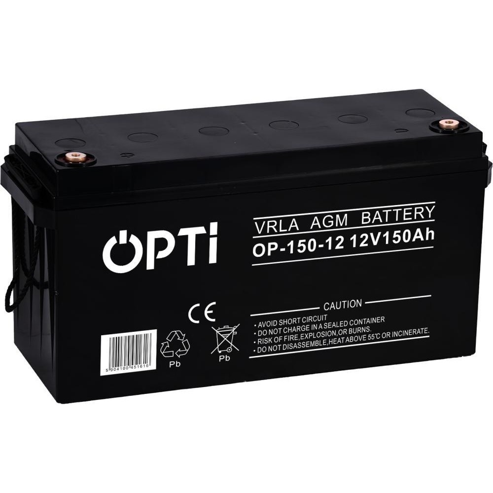Акумулятор для ДБЖ/інвертора Volt Polska OPTI AGM 12V 150Ah (6AKUV150AG)