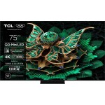 Телевізор TCL 75C7K Premium QLED-MiniLED 144 Гц Dolby Atmos Google TV