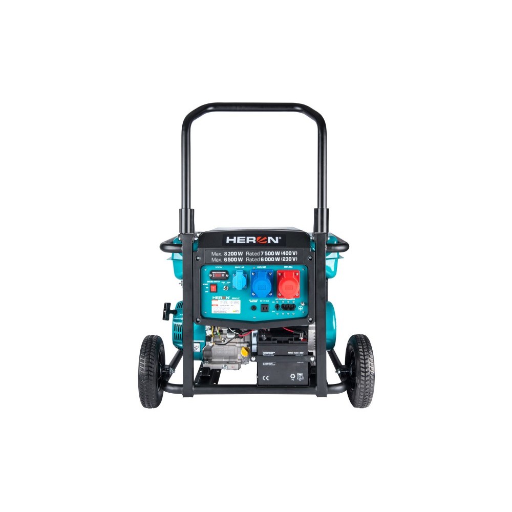 Бензиновий генератор Heron 17HP 8,2kW/6,5kW (8896147)