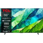 Телевізор TCL 98C855 QLED Mini LED Сабвуфер Google TV 144 Гц