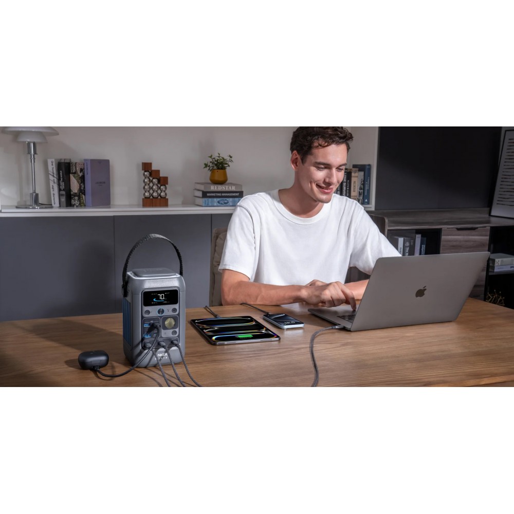 Зарядна станція Anker Solix C300 DC (A17260Z1, A1728311)