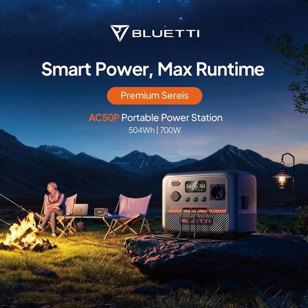 Зарядна станція Bluetti AC50P LiFePO4 504 Вт*год 700 Вт
